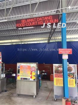 Red 6ft x 1ft LED Display - Kulim Kg Dusun