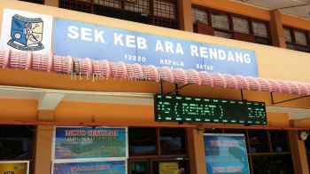 LED Display Green Sek Keb Ara Rendang