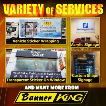 Banner King Products & Services