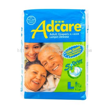Adcare Adult Diapers Leak Guard L Size