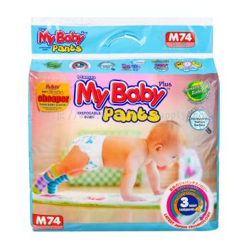 MyBaby Disposable Pants (Jumbo Pack) M Size 74 PCS