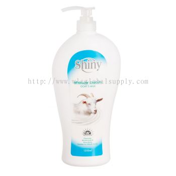 Shiny Shower Cream Goat's Milk 1200 ML (Twin Pack)