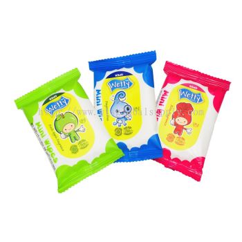 Wetty Mini Wet Wipes 8 PCS (Assorted Pack)