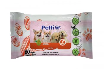 Petti Pet Wipes (Dog) 80pcs