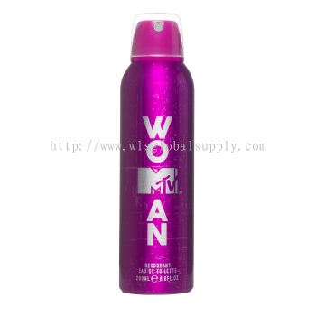 MTV WOMAN Deodorant Body Spray 200ML (Woman)