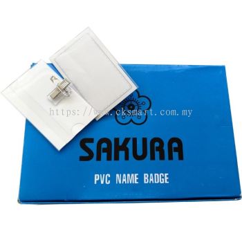 SAKURA PVC NAME BADGE