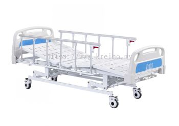 3 Function Manual Hospital Bed (High Low Bed) + Mattress