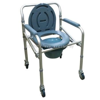 Aluminium Commode With Wheel (RM289)