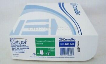 401544 urostomy transparent pouch with accuseal tap 45mm 10pcs