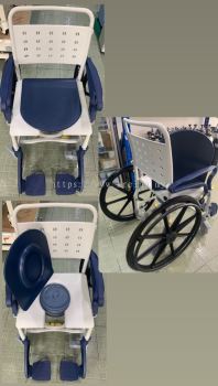 Commode chair 2in1 with big tyre ( Rm 1299 )