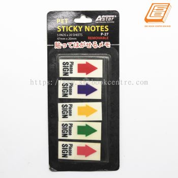 Astar - Please Sign Sticky Notes - (P-27)