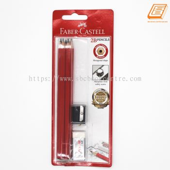 Faber-Castell - 2B Pencil Set - (1323-132306)