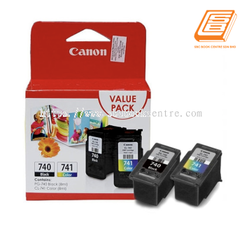 Canon - Value Pack PG-740 Black + CL-741 Colour Ink Cartridge (Original)