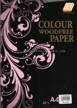 kami - A4 Pink Colour Woodfree Paper - (SKOT-7037B)