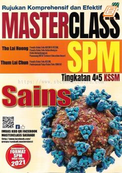 Master Class SPM 2021 Sains Tingkatan 4.5 