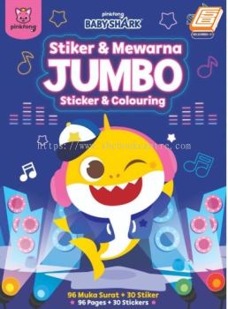 Baby Shark Stiker & Mewarna Jumbo (BS JUMBO - 1N)