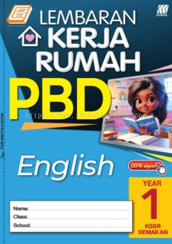 Lembaran Kerja Rumah PBD English Tahun 1