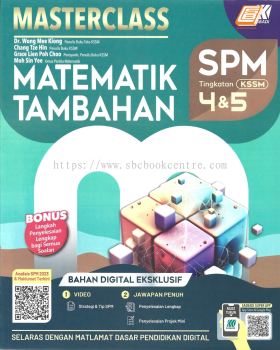 Masterclass SPM Matematik Tambahan Tingkatan 4&5 KSSM