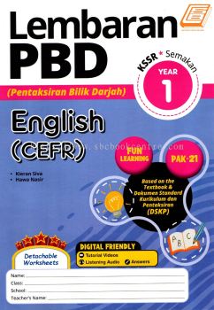 Lembaran PBD Englsih CEFR Tahun 1