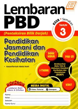 Lembaran PBD Pendidikan Jasmani dan Kesihatan Tahun 3