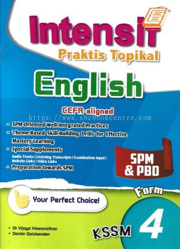 Intensif Praktis Topikal Form 4 English