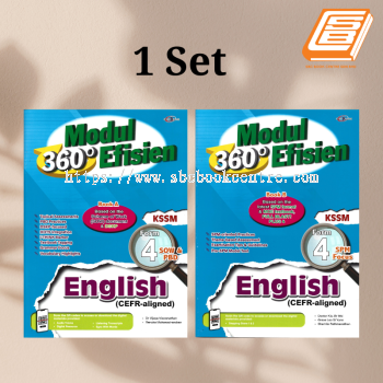 Modul 360 Efisien KSSM Form 4 English Book A & B