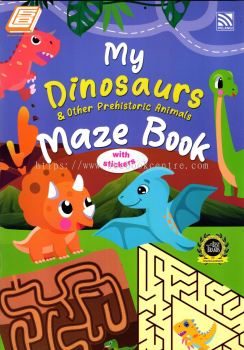 Maze Book My Dinosaurs & Others Prehistoric Animals