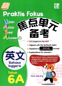 Praktis Fokus Ujian Akhir Sesi Akademik Bahasa Inggeris 6A