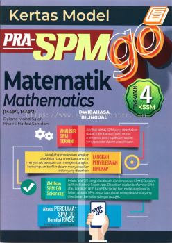 Kertas Model Pra SPM Go Tingkatan 4 Matematik