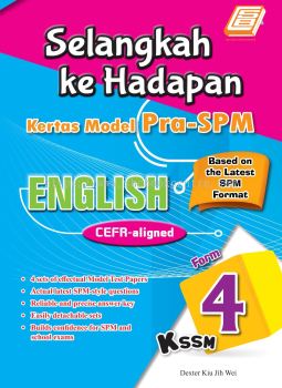 Selangkah Ke Hadapan Kertas Model Pra-SPM Tingkatan 4 KSSM English (CEFR-aligned)