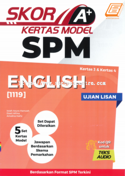 Skor A+ Kertas Model SPM English Ujian Lisan