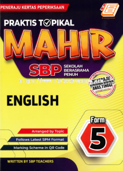 Praktis Topikal Mahir SBP Tingkatan 5 English