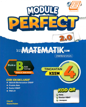 Module Perfect 2.0 Tingkatan 4 KSSM Matematik Buku B