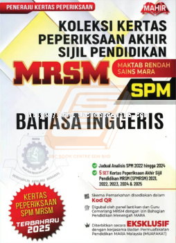 Koleksi Kertas Peperiksaan Akhir Sijil Peperiksaan MRSM SPM Bahasa Inggeris