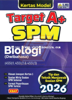 Kertas Model Target A+ SPM Biologi
