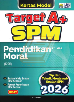 Kertas Model Target A+ SPM Pendidikan Moral