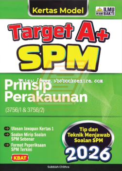 Kertas Model Target A+ SPM Prinsip Perakaunan