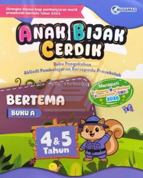 Anak Bijak Cerdik 4&5 Tahun Bertema Buku A