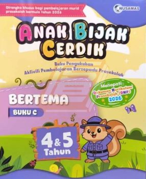 Anak Bijak Cerdik 4&5 Tahun Bertema Buku C