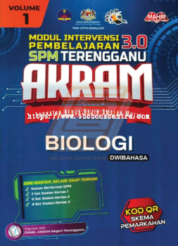 Modul Intervensi Pembelajaran 3.0 SPM Terengganu AKRAM Biologi Volume 1