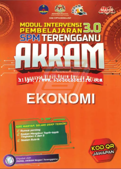 Modul Intervensi Pembelajaran 3.0 SPM Terengganu AKRAM Ekonomi