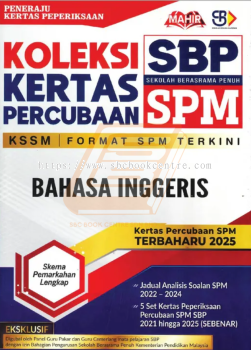 Koleksi Kertas Percubaan SBP SPM Bahasa Inggeris