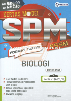 Kertas Model SPM Biologi Kertas 1