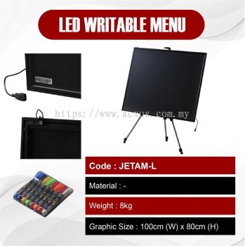 LED Writable Menu