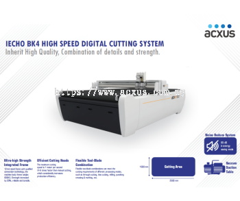 IECHO BK4 High Speed Digital Cutting Machine