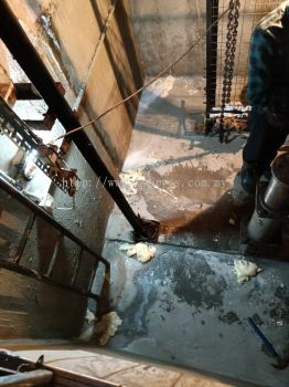 Chemical WaterProofing Inside Lift Condominium