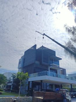 Installation Solar water Heater At Residence Padang