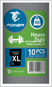 T-POWER GARBAGE BAG HEAVY DUTY (XL) - Per Bundle