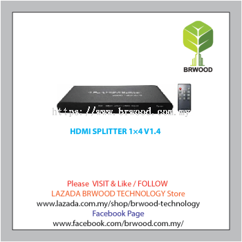 HDMI SPLITTER 1��4 V1.4 - TW-HDMI-SP14004M1