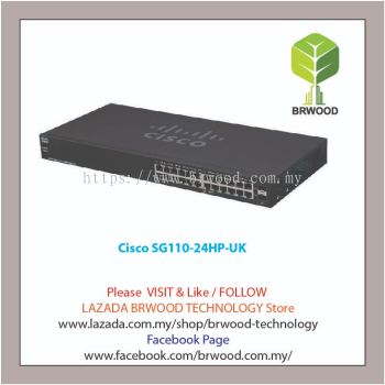 Cisco SG110-24HP-UK: 24-Port PoE Gigabit Switch 